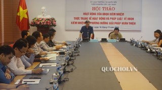 THỰC TRẠNG VỀ HOẠT ĐỘNG VÀ PHÁP LUẬT VỀ ĐẠI BIỂU QUỐC HỘI KIÊM NHIỆM